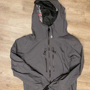 NWOT Grey Volcom Men’s Goretex Snow Jacket Size L